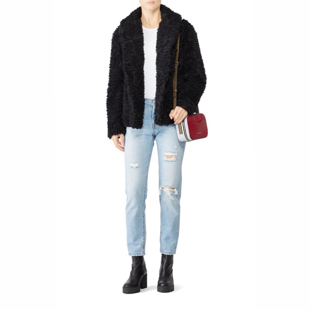 John + Jenn 🖤 Faux Shearling Emile Coat